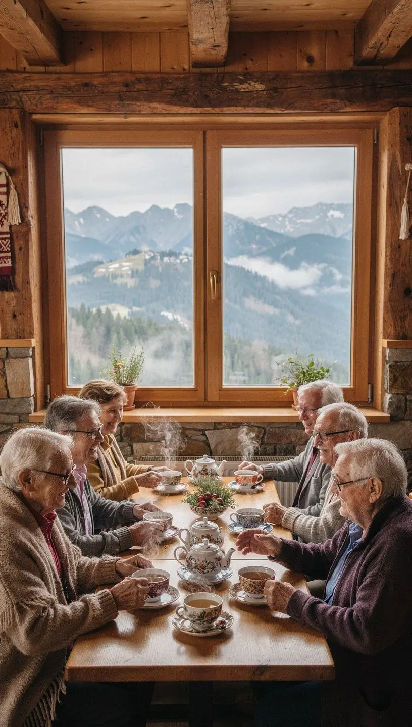 Pohľad na prípravu čaju s jemným parom stúpajúcim z varného hrnca