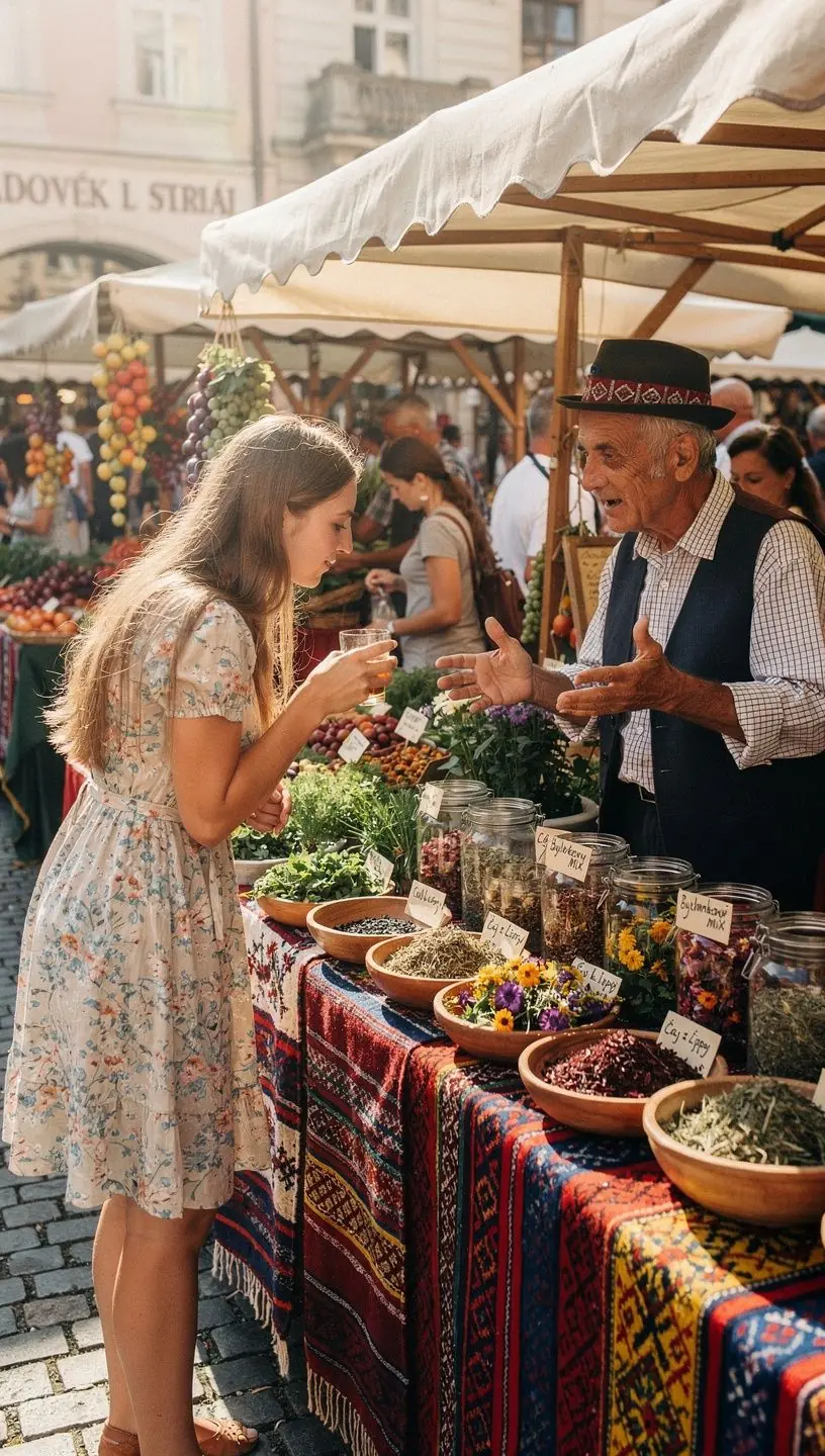Pohľad na rozkvitnuté byliny v prírode, symbolizujúce bohatstvo slovenskej flóry.